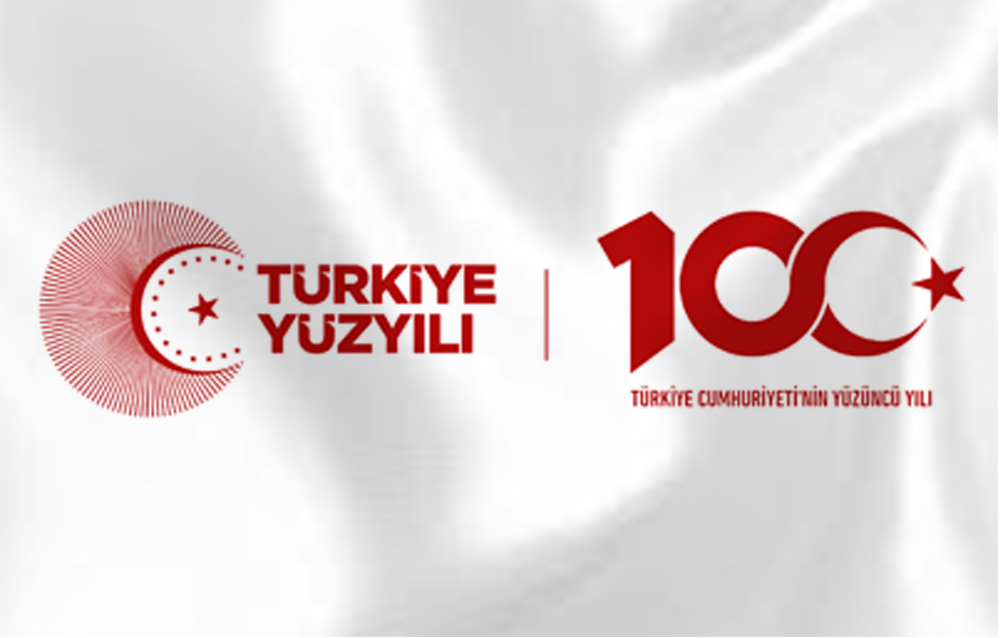 100. Yıl Logolu Türk Bayrağı 70x105