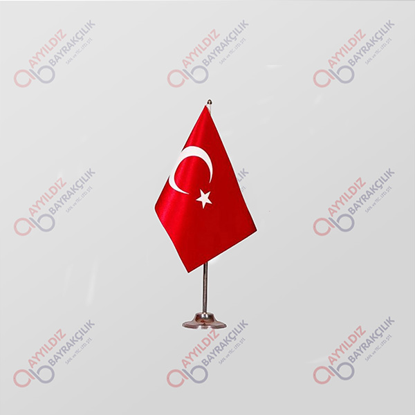 Türk Masa Bayrağı 15x22,5 (10 Adet)