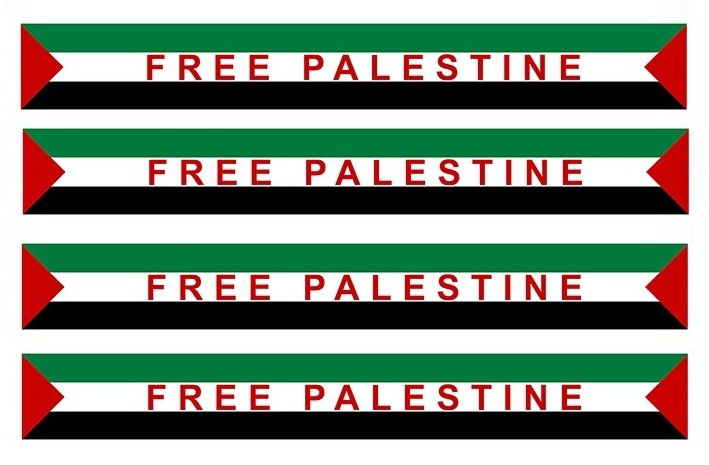 FREE PALESTINE YAZILI ATKI (100ADET)