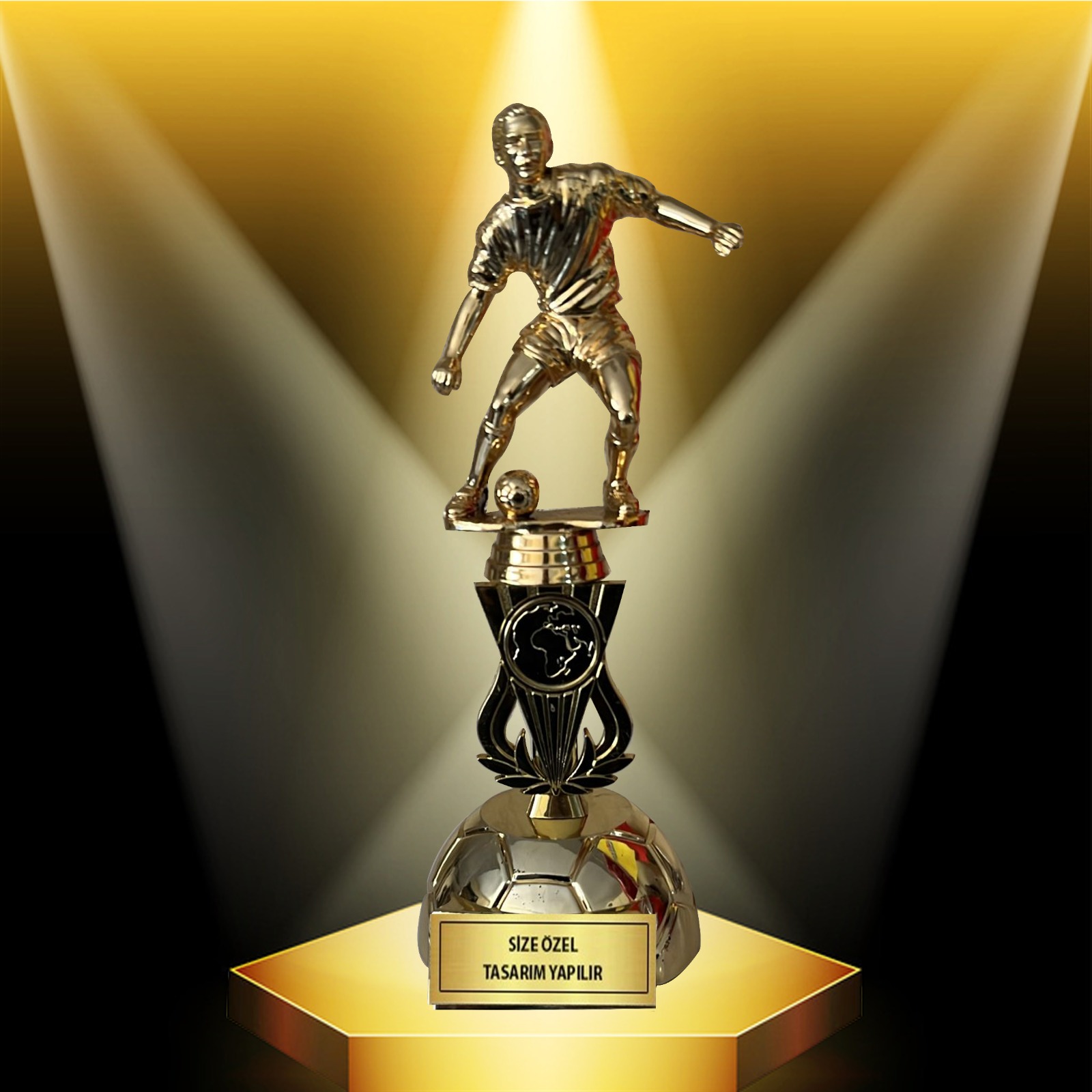 FUTBOL GOLD KUPA 26CM