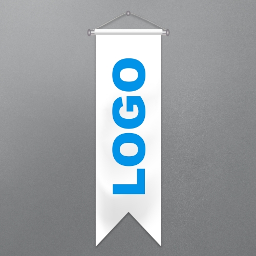 Logolu Kırlangıç Bayrak 70x200